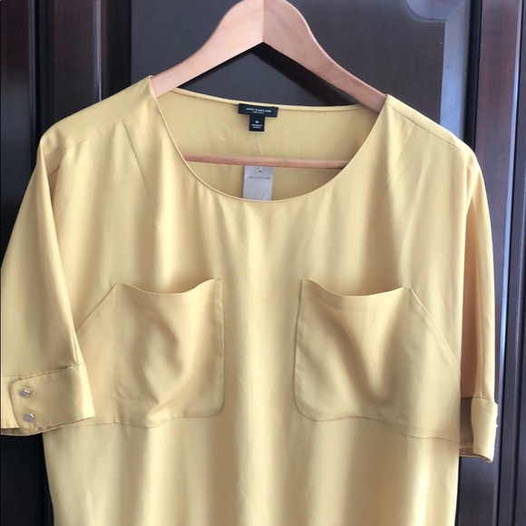 Ann Taylor yellow top - Picture 3 of 7